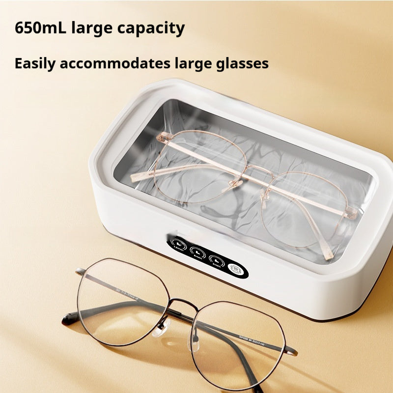 Ultrasonic Cleaner for Glasses, Jewelry, Makeup Brushes - Professional Home Use